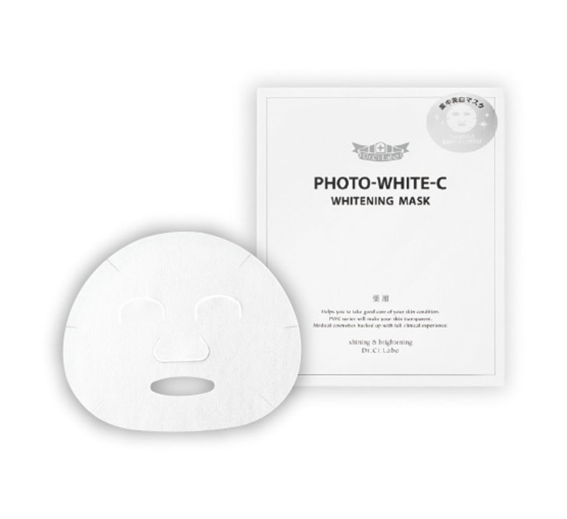 Mặt Nạ Trắng Mịn Da Dr.Ci:Labo White C Whitening Mask (Set 05 miếng)