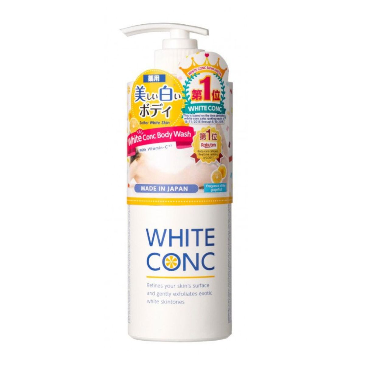 Sữa Tắm Dưỡng Trắng Da  Toàn Thân White Conc – 600ml