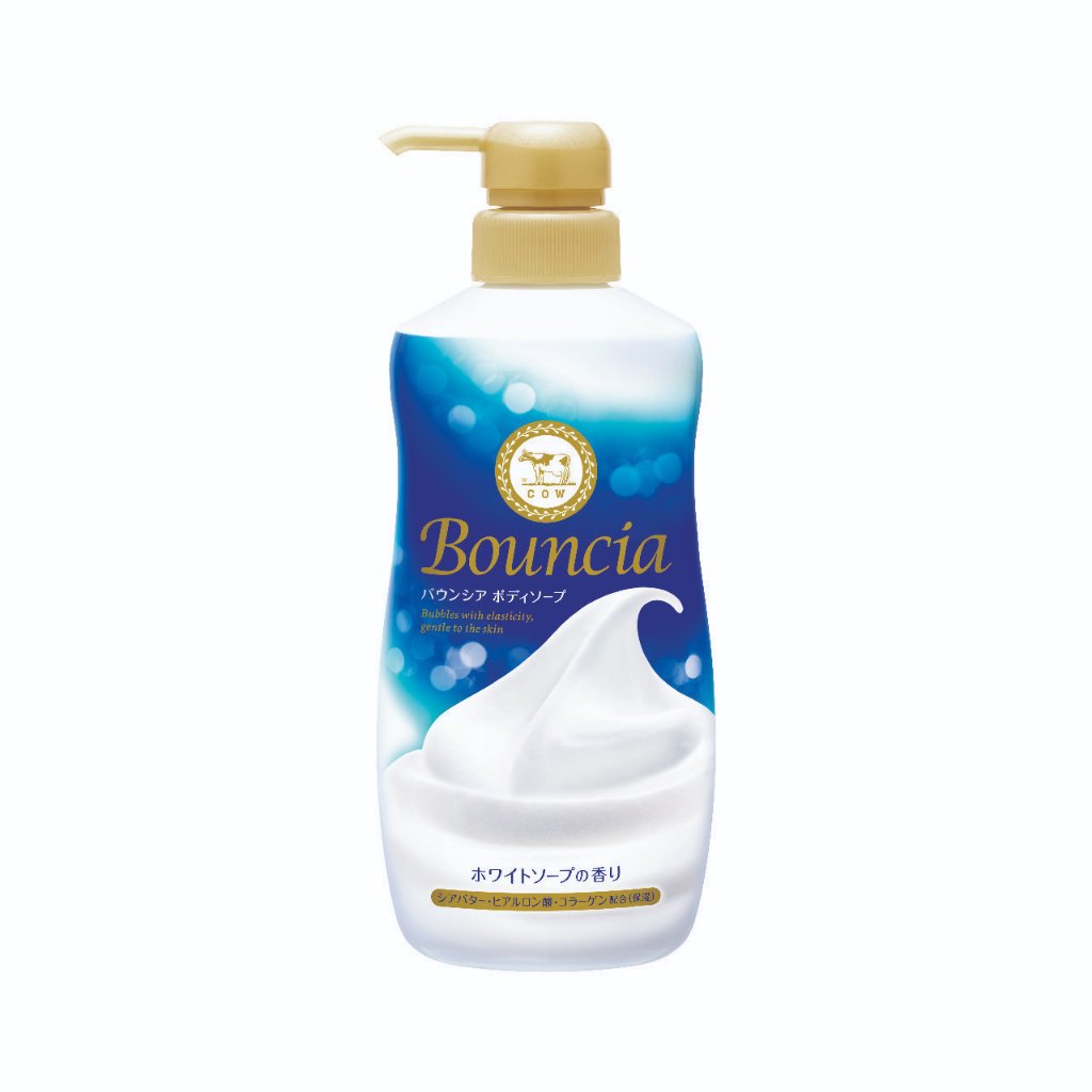 Sữa Tắm Trắng Mịn Da Huơng Hoa Hông Cow Bouncia Body Soap (Airy Bouquet Fragrance) 480mL