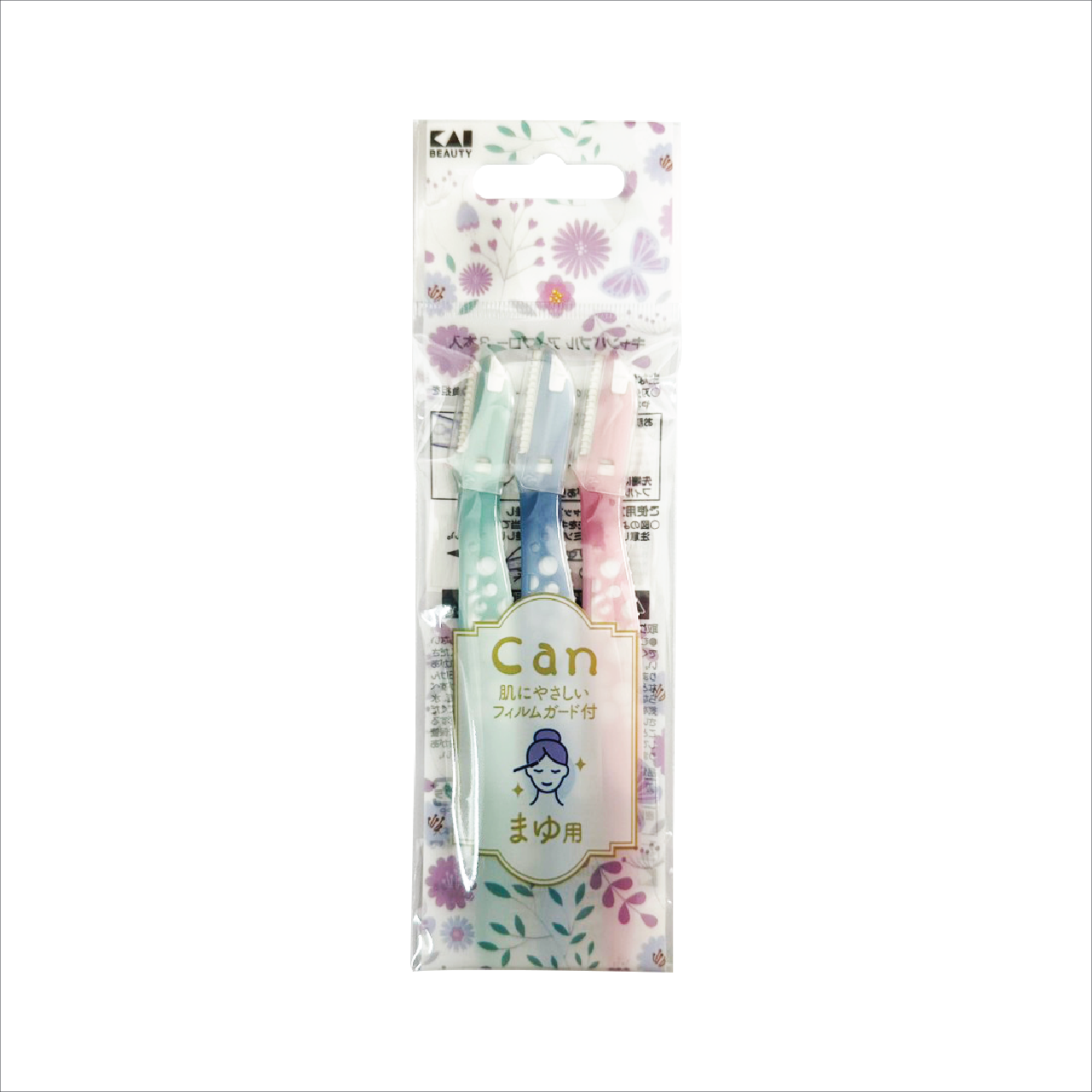 Dao Cạo Lông Mày Kai ( Set 3 Cây) 