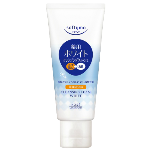 Sữa Rửa Mặt Tẩy Trang Dưỡng Trắng Da Softymo Cleansing Foam 60g (White)