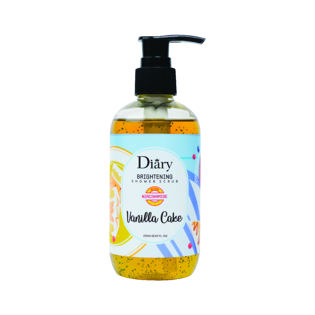 Gel Tắm Dưỡng Da Trắng Sáng Diary Vanilla Cake (250ml)