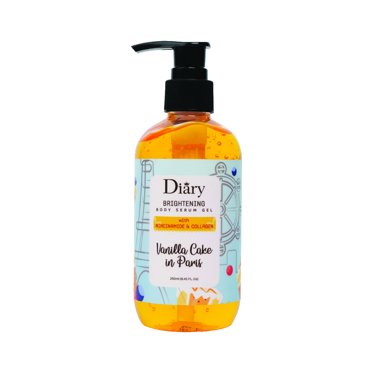 Tinh Chất Dưỡng Thể Sáng Da Diary Vanilla Cake In Paris (250ml)