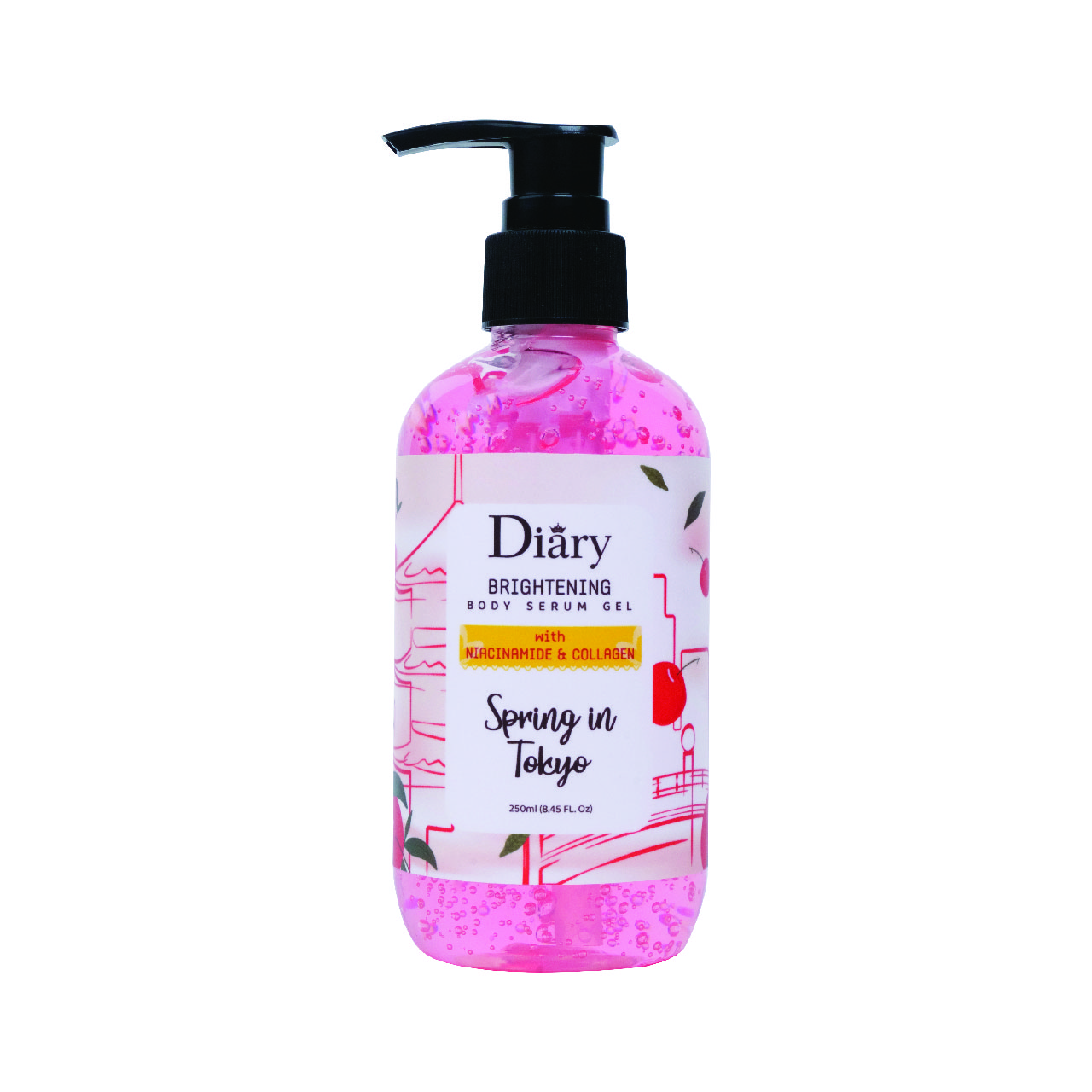 Tinh Chất Dưỡng Thể Sáng Da Diary Spring In Tokyo (250ml)