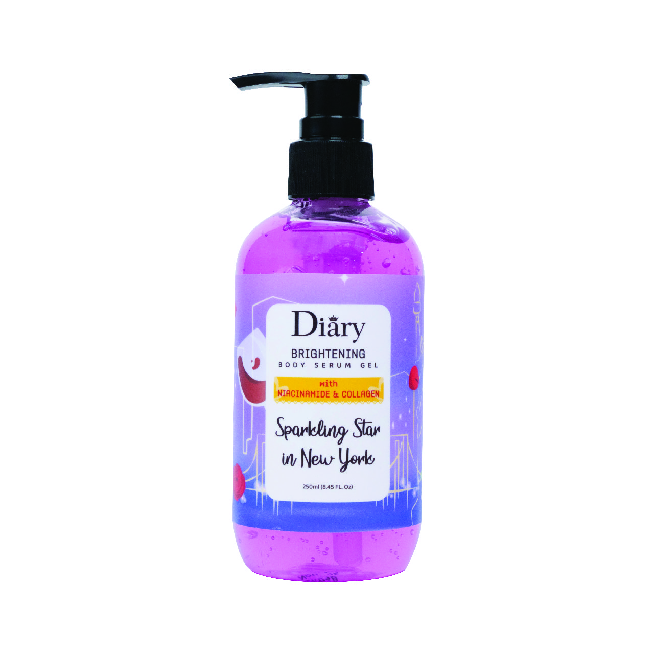 Tinh Chất Dưỡng Thể Sáng Da Diary Sparkling Star In New York (250ml)