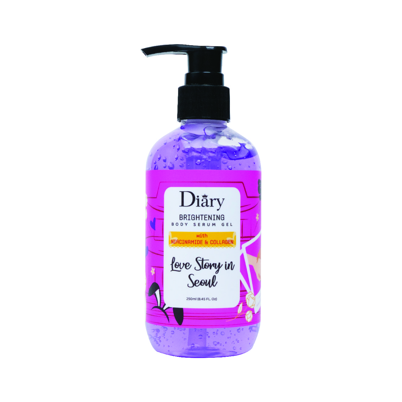 Tinh Chất Dưỡng Thể Sáng Da Diary Love Story In Seoul (250ml)