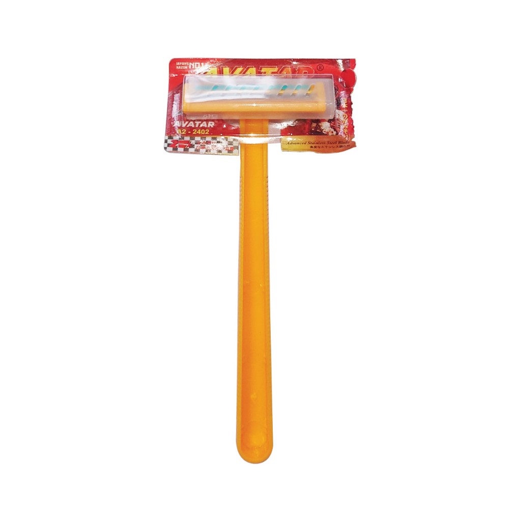 Dao Cạo Râu Avatar A2-2402 Thân Nhựa 2 Lưỡi Kép Dành Cho Nam