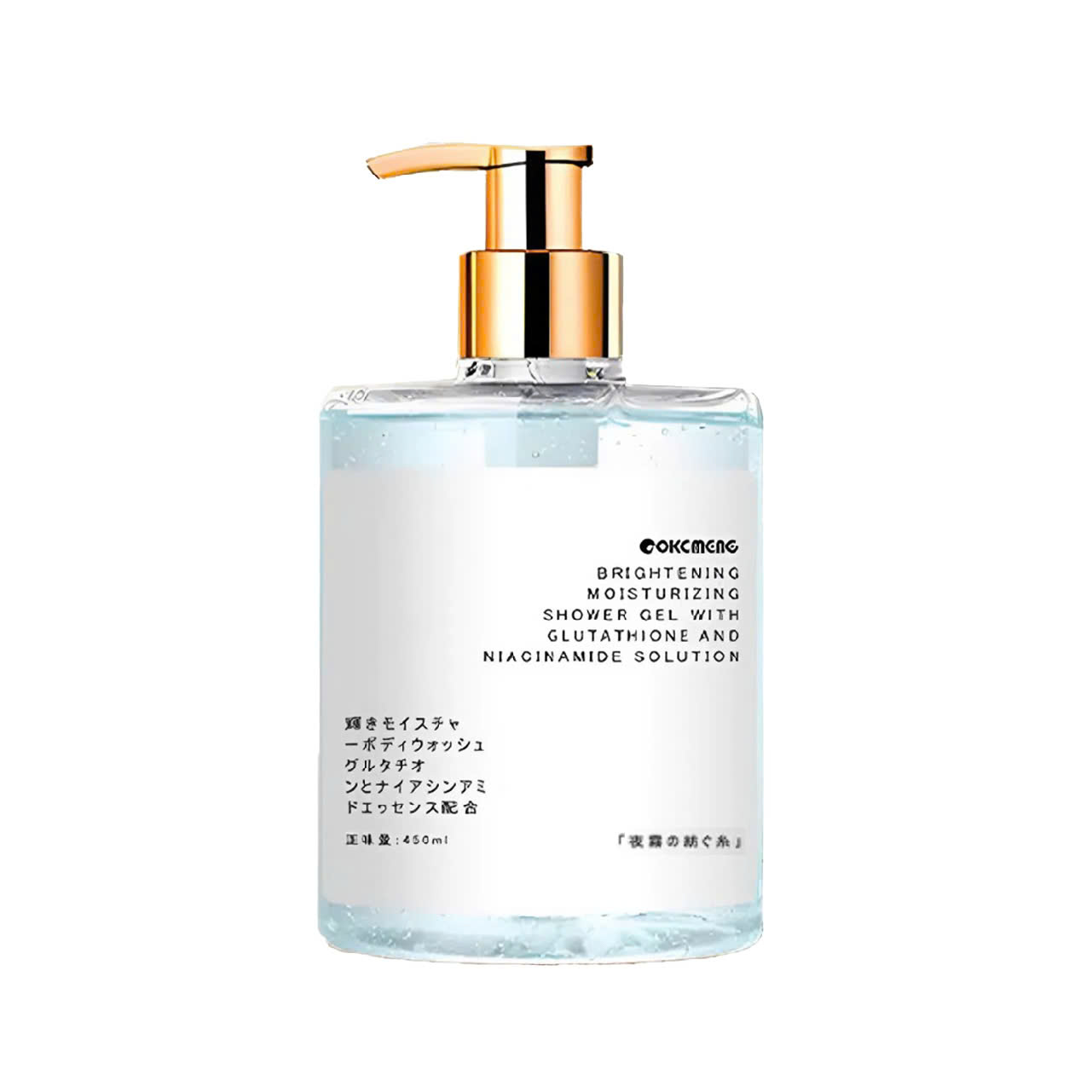 Sữa Tắm Dưỡng Ẩm Làm Sáng Mịn Da Okcmeng Brightening Moisturizing Shower Gel ( Màu Xanh )