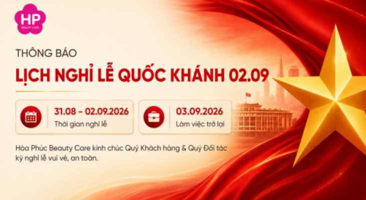 THÔNG BÁO LỊCH NGHỈ LỄ QUỐC KHÁNH 02/09 NĂM 2026